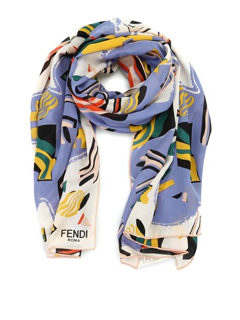 fendi silk scarf how to wear|fendi silk scarf for sale.